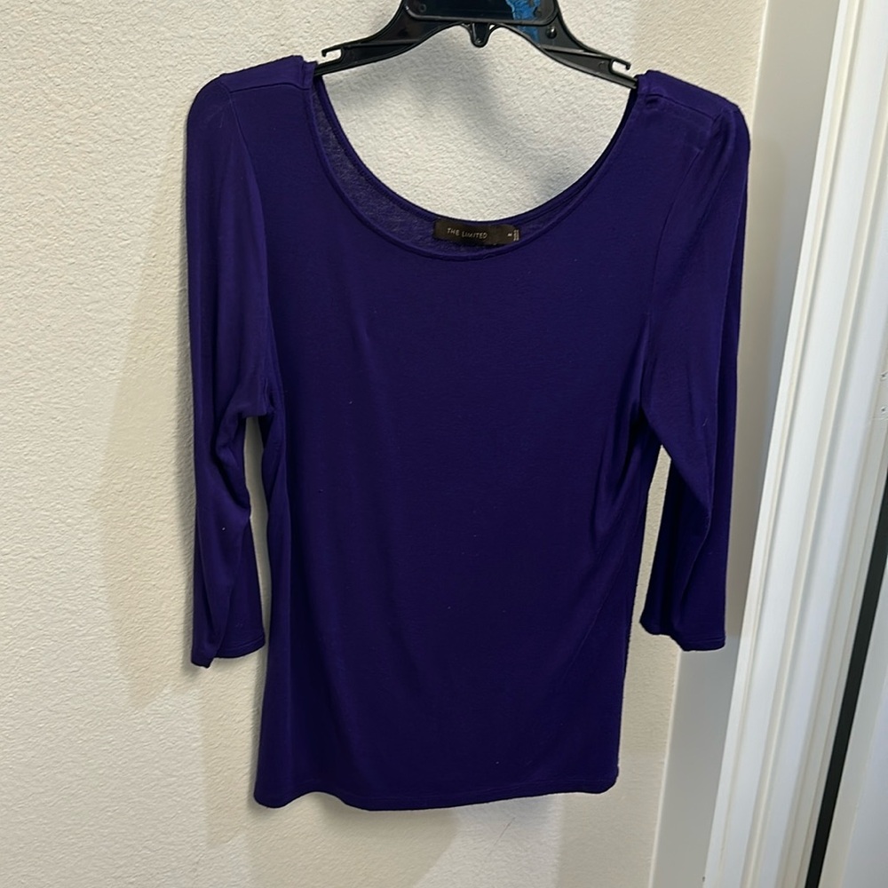 Deep plum/purple soft blouse